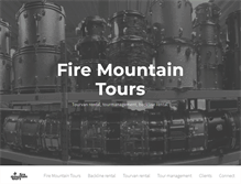 Tablet Screenshot of firemountaintours.com